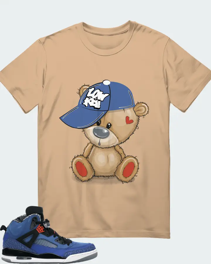 Jordan Spizike Sneaker Matching Tan T-Shirt - LOW KEY BEAR