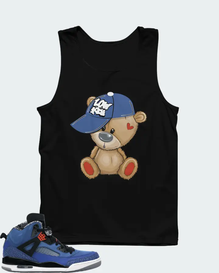 Jordan Spizike Sneaker Matching Black Tank Top - LOW KEY BEAR