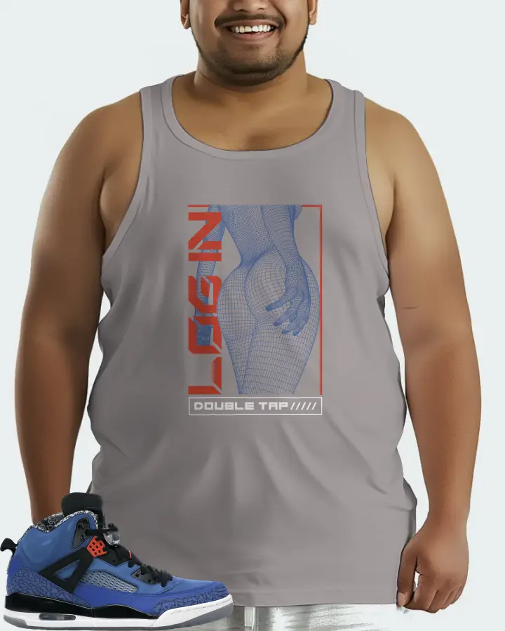 Jordan Spizike Sneaker Matching Grey Tank Top (LOGIN) - View 6