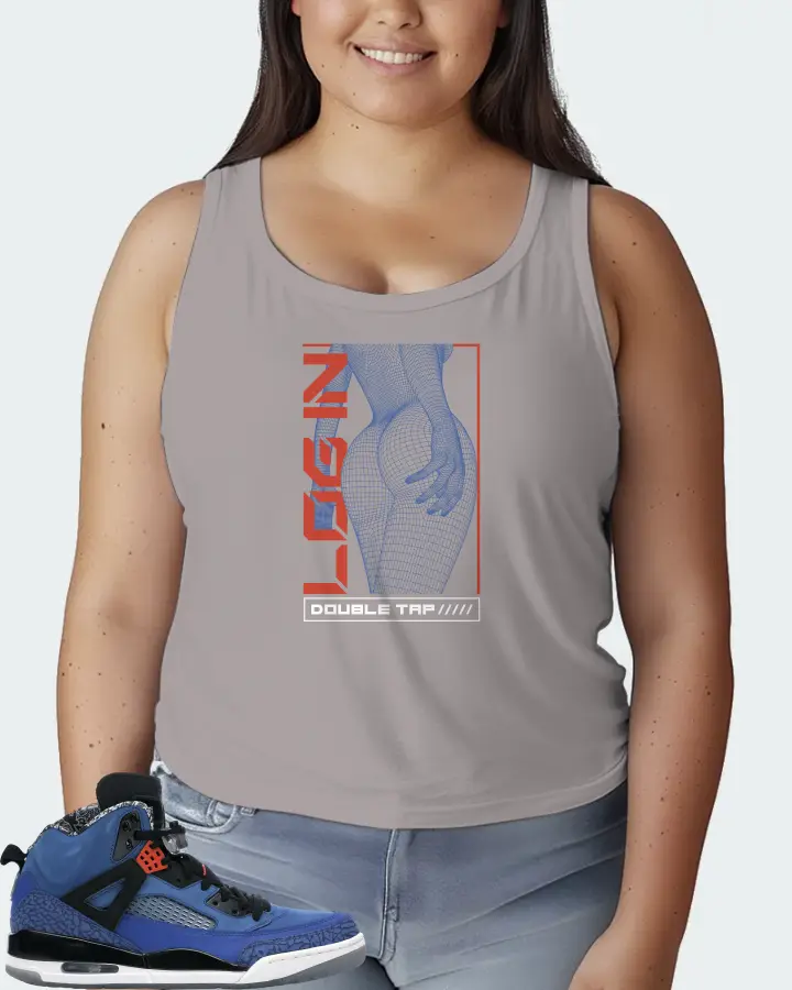 Jordan Spizike Sneaker Matching Grey Tank Top (LOGIN) - View 7