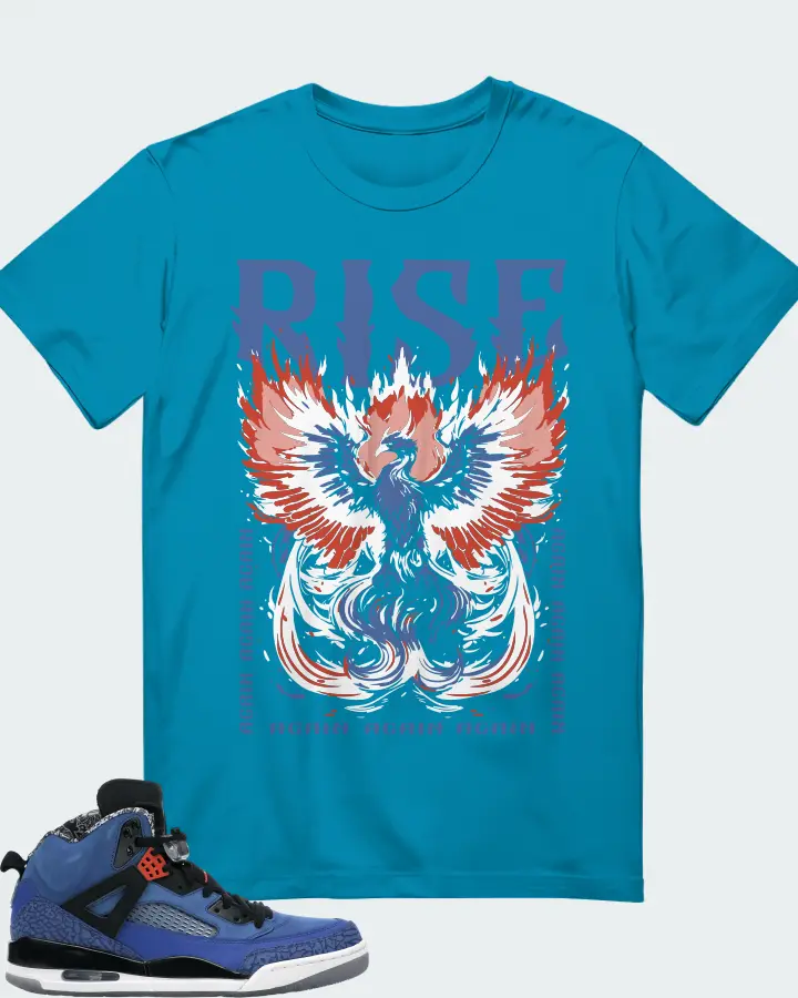 Jordan Spizike Sneaker Matching Aqua T-Shirt - RISE