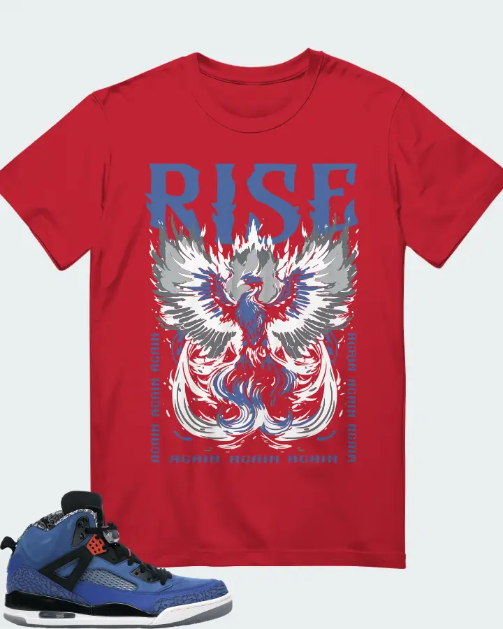 Jordan Spizike Sneaker Matching Red T-Shirt - RISE