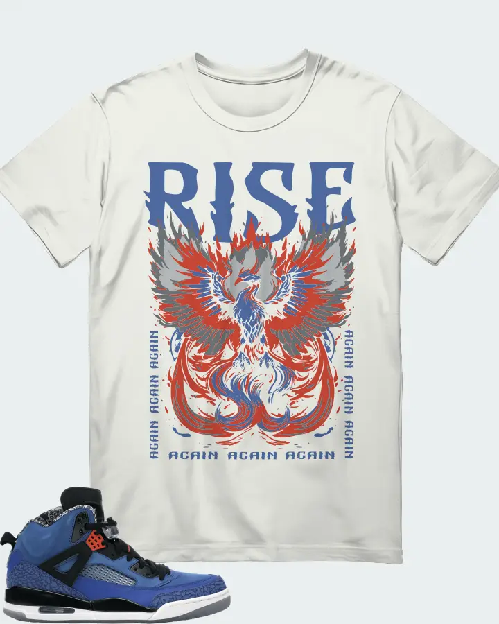 Jordan Spizike Sneaker Matching Ash T-Shirt - RISE