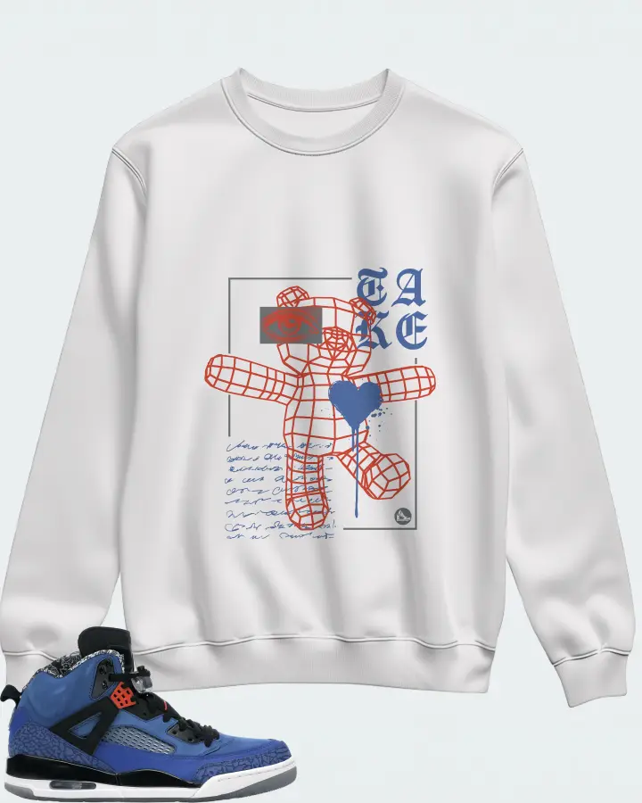 Sweatshirt in White