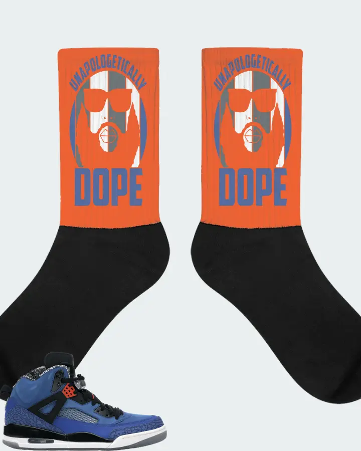 Jordan Spizike Sneaker Matching Orange Socks - UNAPOLOGETICALLY DOPE Man