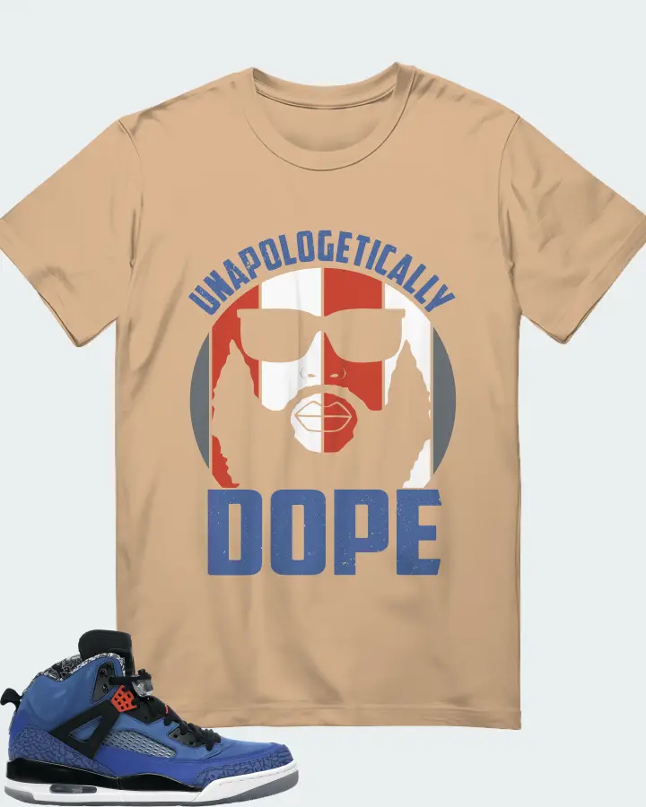 Jordan Spizike Sneaker Matching Tan T-Shirt - UNAPOLOGETICALLY DOPE Man