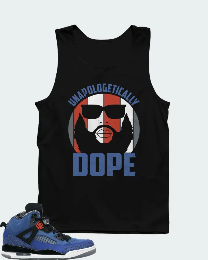 Jordan Spizike Sneaker Matching Black Tank Top - UNAPOLOGETICALLY DOPE Man