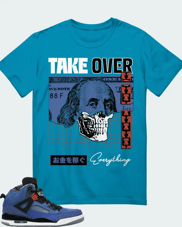 Jordan Spizike Sneaker Matching Aqua T-Shirt - Take Over