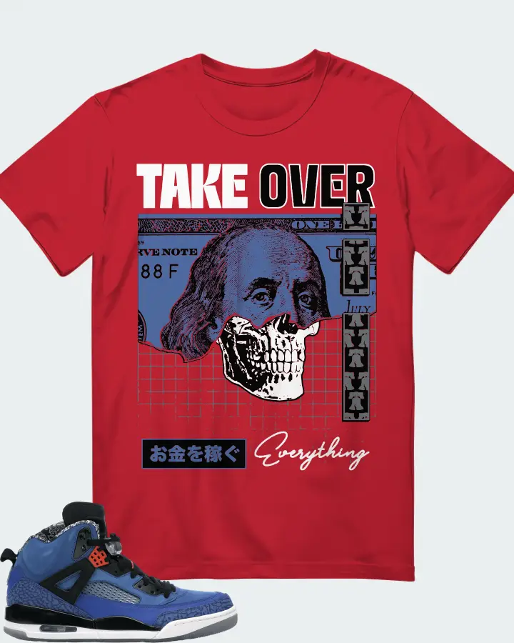 Jordan Spizike Sneaker Matching Red T-Shirt - Take Over