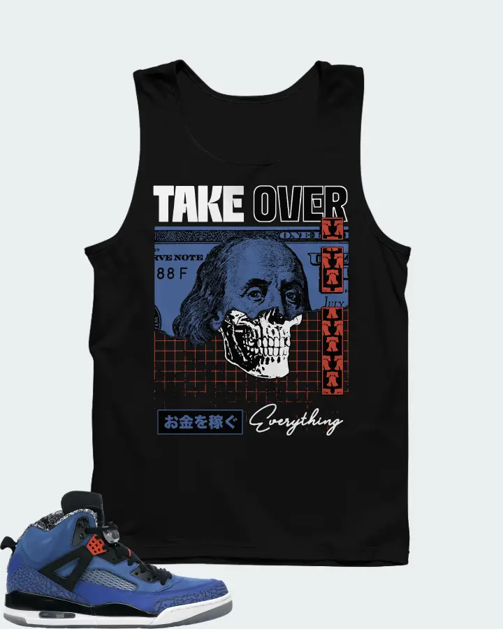 Jordan Spizike Sneaker Matching Black Tank Top - Take Over
