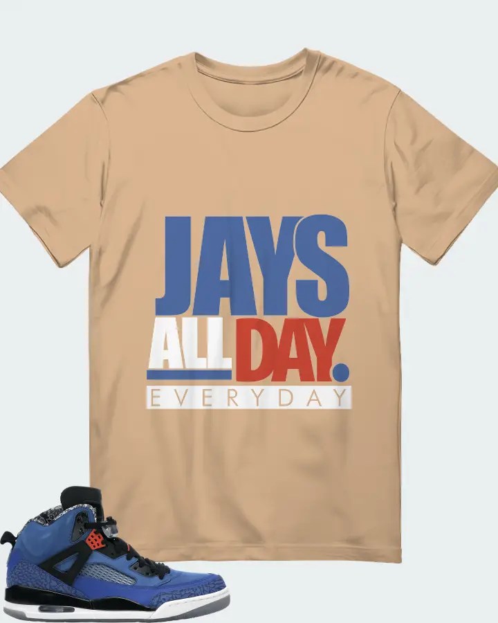 Jordan Spizike Sneaker Matching Tan T-Shirt - Jays All Day