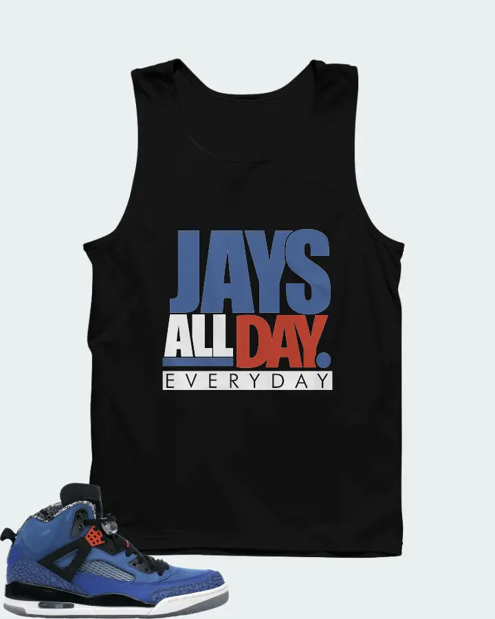 Jordan Spizike Sneaker Matching Black Tank Top - Jays All Day