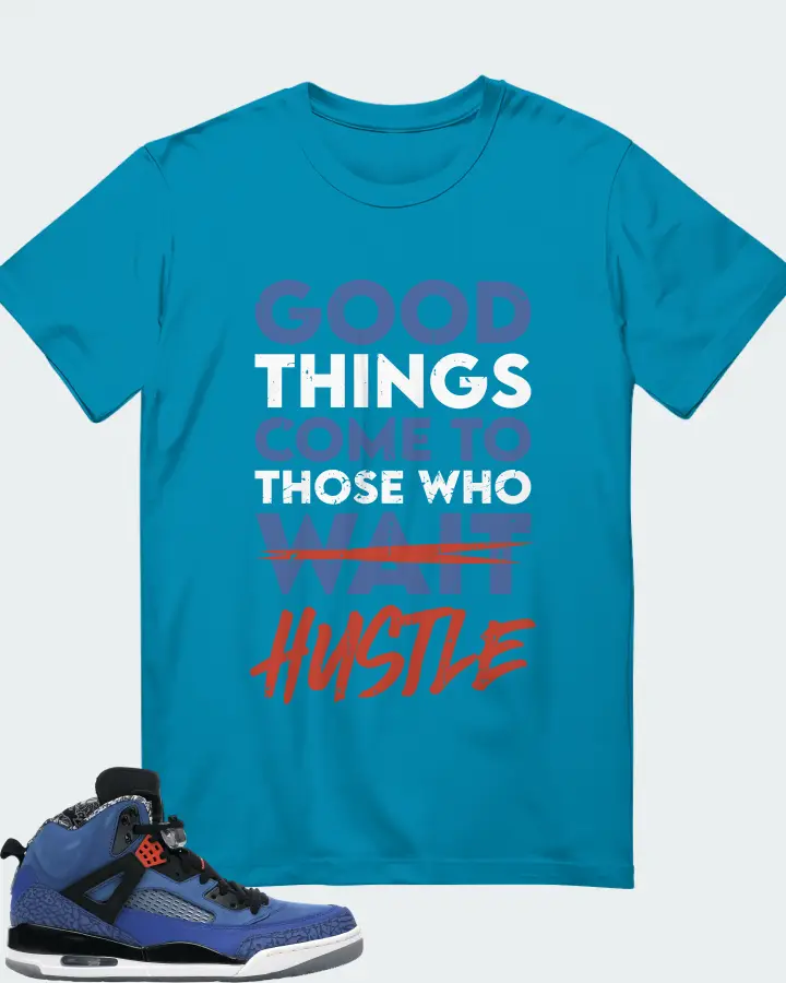Jordan Spizike Sneaker Matching Aqua T-Shirt - Good Things Come