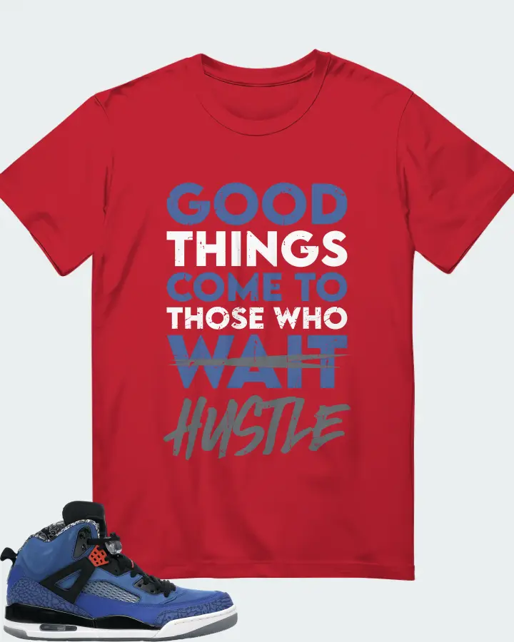Jordan Spizike Sneaker Matching Red T-Shirt - Good Things Come