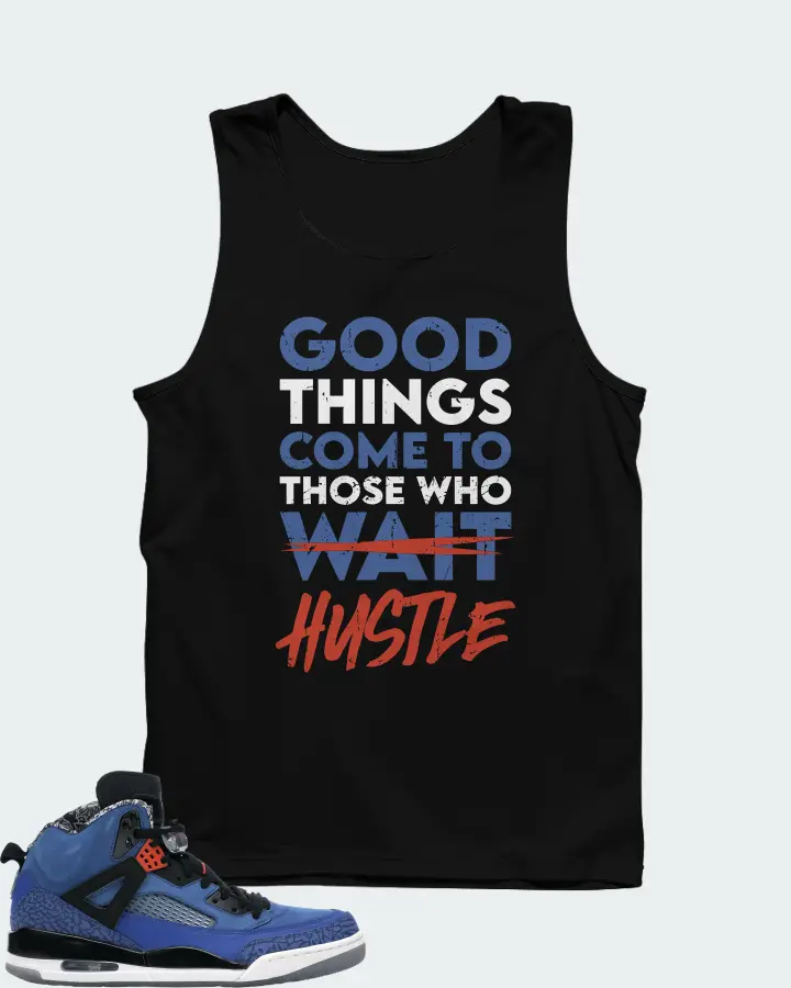 Jordan Spizike Sneaker Matching Black Tank Top - Good Things Come
