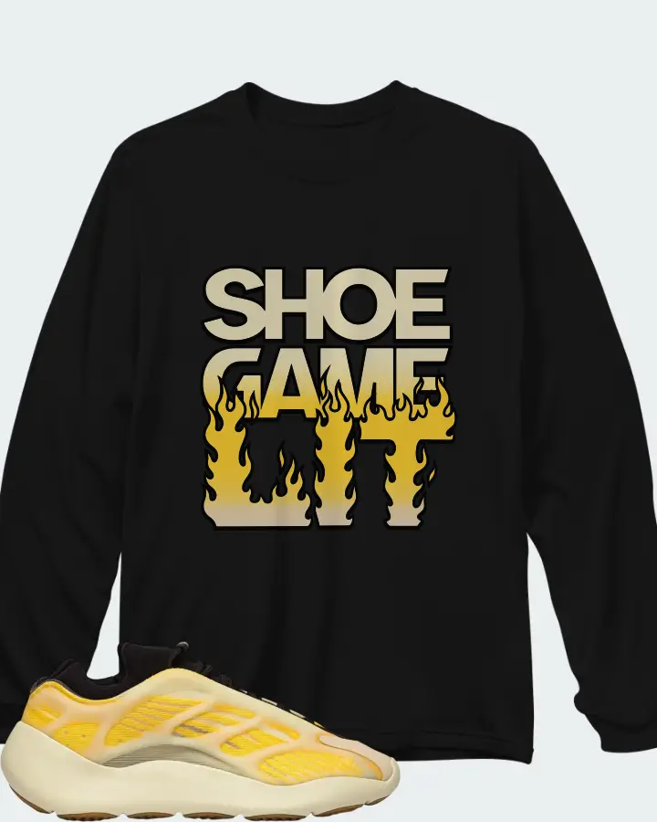 adidas Yeezy 700 V3 Mono Safflower Matching Long Sleeve T-Shirt