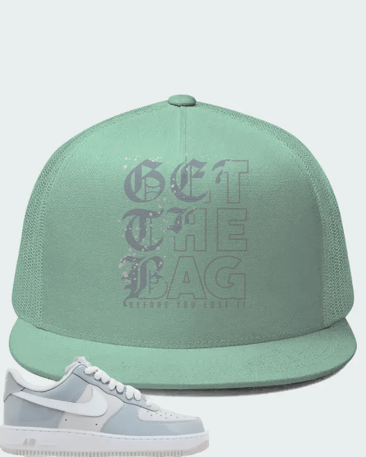 Nike Air Force 1 '07 LV8 Wolf Grey Patent Matching Hat
