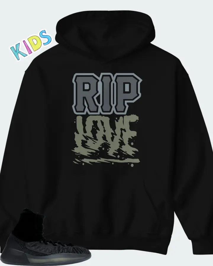 Adidas Yeezy BSKTBL Knit Slate Onyx Matching Kid's Hoodie