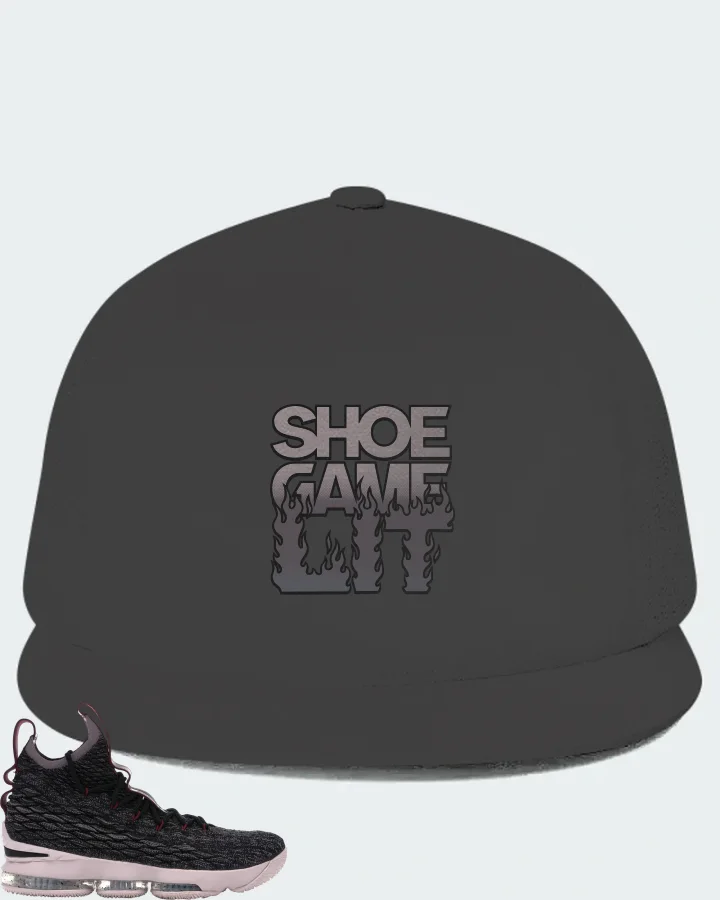 Nike LeBron 15 Sneaker Matching Dark Grey Hat - Shoe Game Lit Refreshed