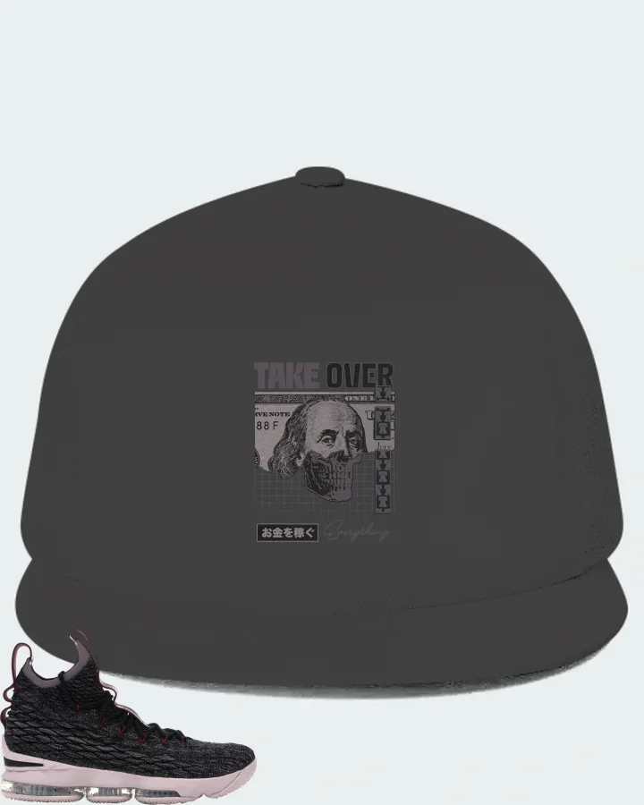 Nike LeBron 15 Sneaker Matching Dark Grey Hat - Take Over