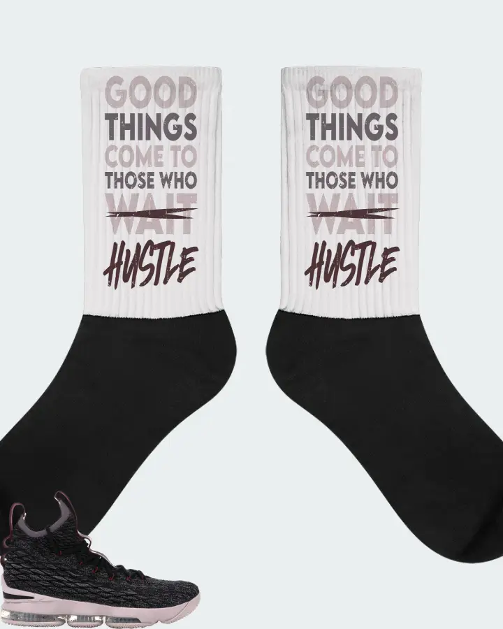 Nike LeBron 15 Sneaker Matching White Socks - Good Things Come