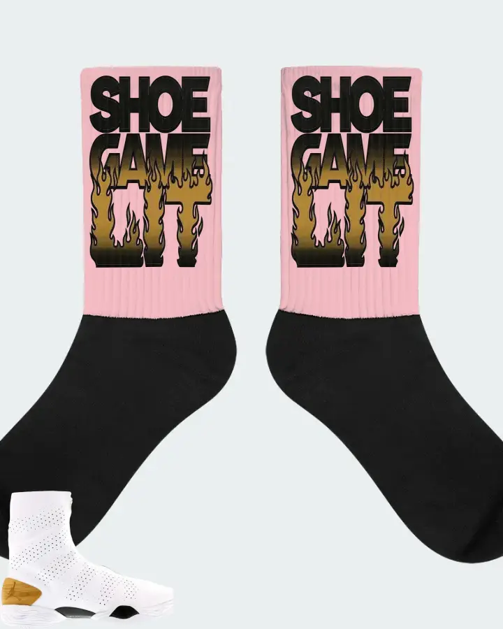 Jordan XX8 Sneaker Matching Pink Socks - Shoe Game Lit Refreshed