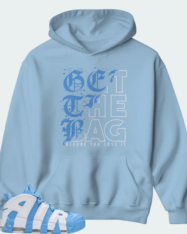 Nike Air More Uptempo University Blue Matching Hoodie