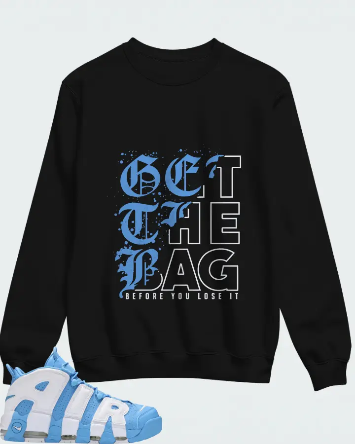 Nike Air More Uptempo University Blue Matching Sweatshirt
