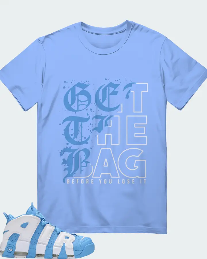 Nike Air More Uptempo University Blue Matching T-Shirt