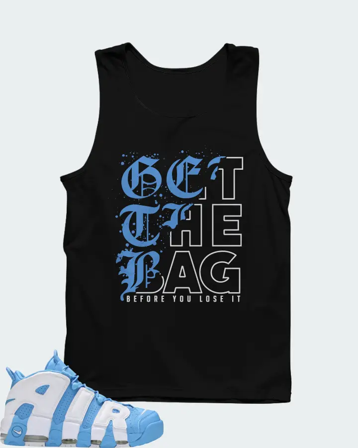 Nike Air More Uptempo University Blue Matching Tank Top