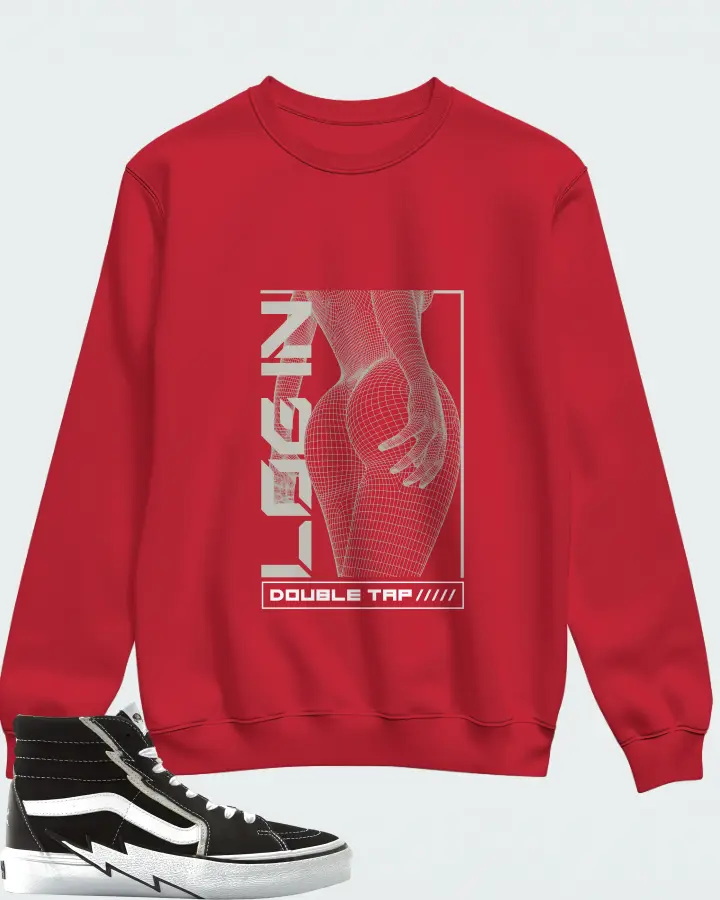 Sweatshirt in Red