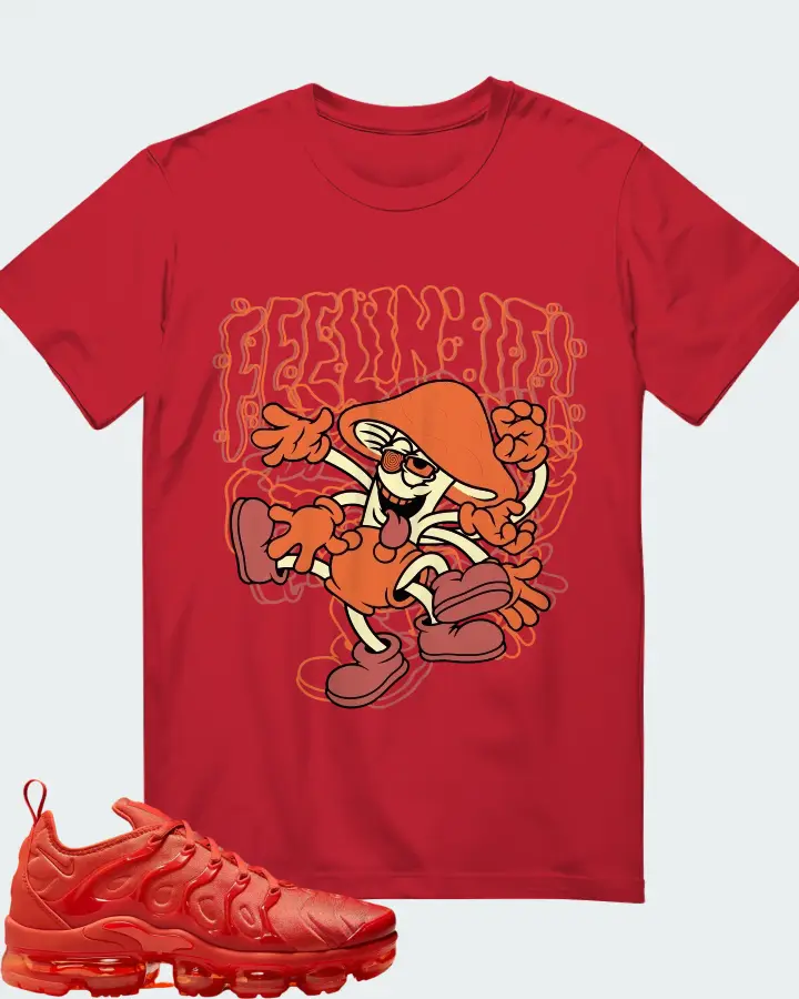 Nike Air VaporMax Plus Triple Orange (Women's) Matching T-Shirt