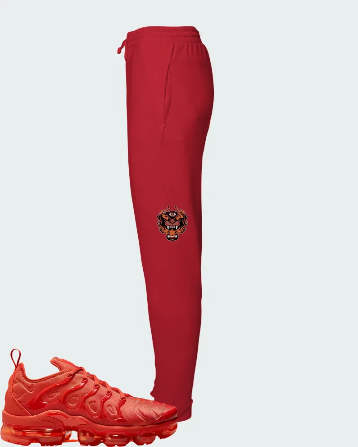 Nike Air VaporMax Plus Triple Orange (Women's) Matching Joggers
