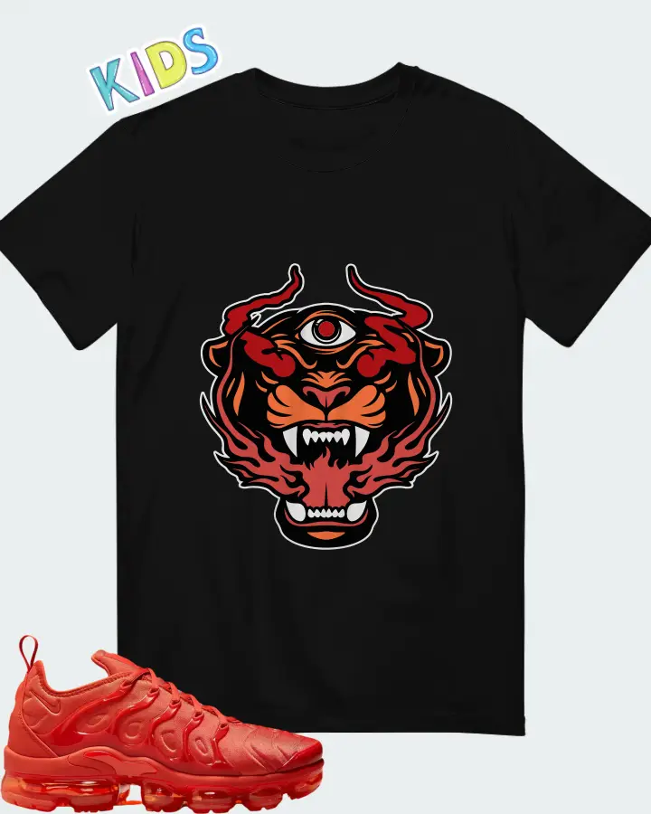 Nike Air VaporMax Plus Triple Orange (Women's) Matching Kid's T-Shirt
