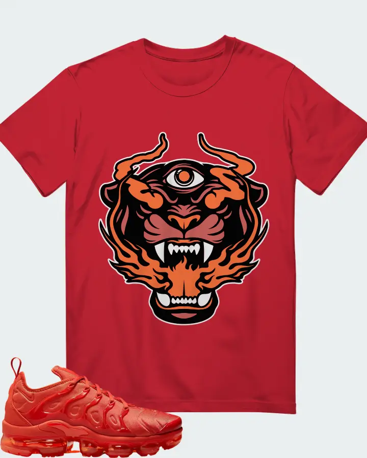 Nike Air VaporMax Plus Triple Orange (Women's) Matching T-Shirt