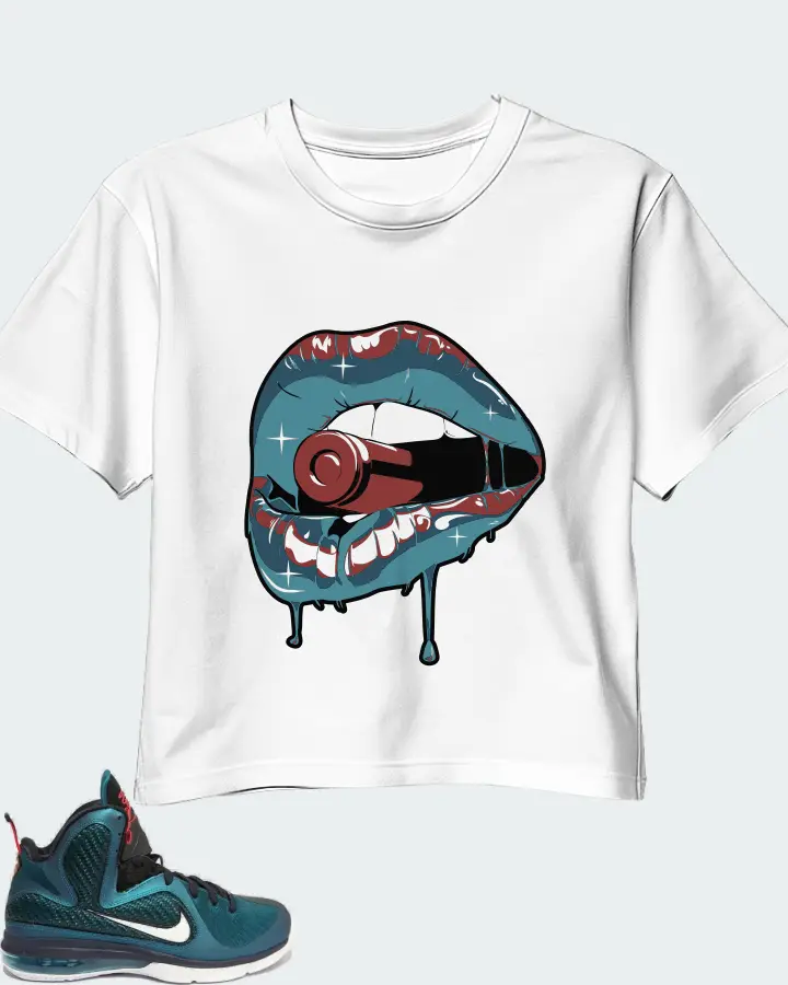 Nike LeBron 9 Sneaker Matching White Crop Top - Kiss of Death