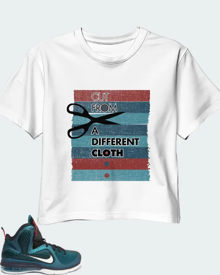 Nike LeBron 9 Sneaker Matching White Crop Top - Cut From a Different Cloth