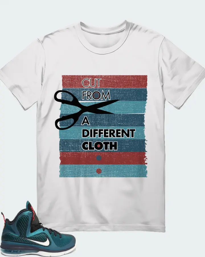 Nike LeBron 9 Sneaker Matching White T-Shirt - Cut From a Different Cloth