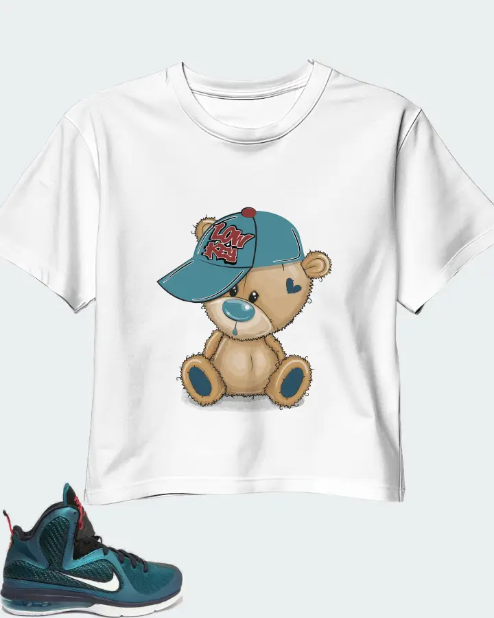 Nike LeBron 9 Sneaker Matching White Crop Top - LOW KEY BEAR