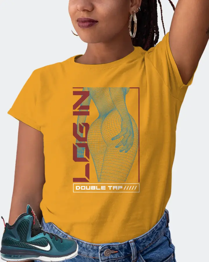 Nike LeBron 9 Sneaker Matching Mustard T-Shirt (LOGIN) - View 5