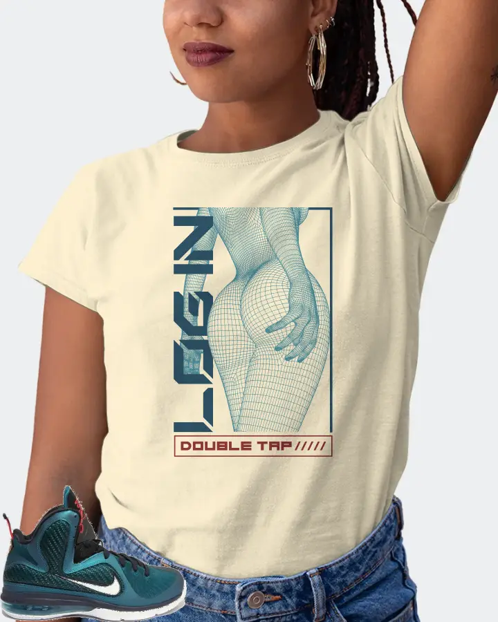Nike LeBron 9 Sneaker Matching Natural T-Shirt (LOGIN) - View 5
