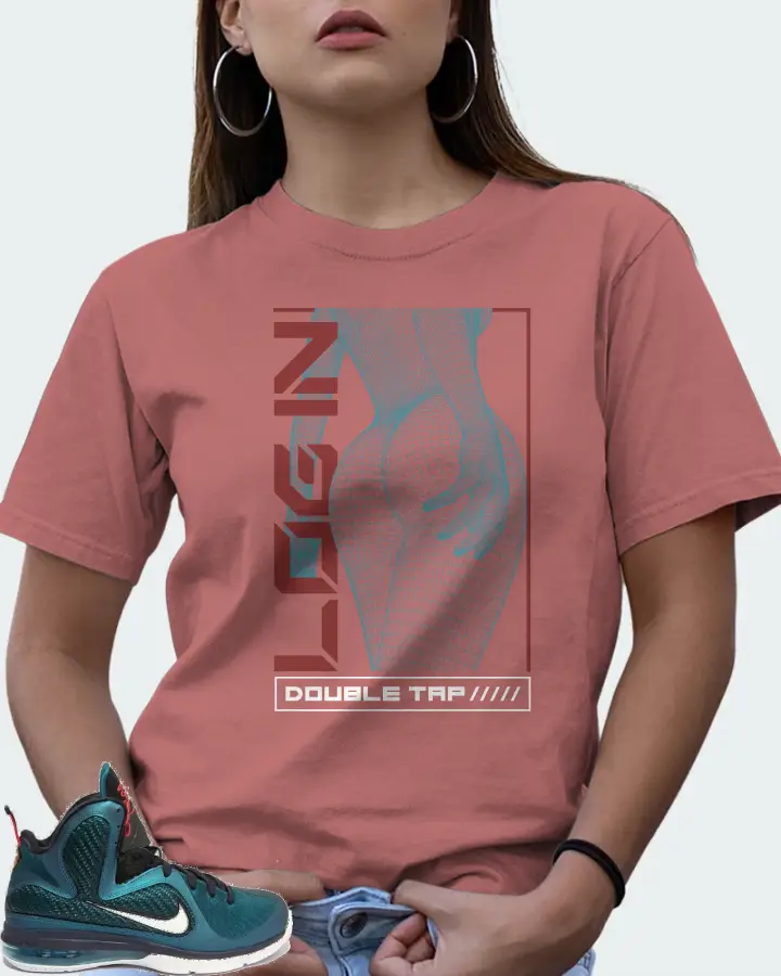 Nike LeBron 9 Sneaker Matching Mauve T-Shirt (LOGIN) - View 7