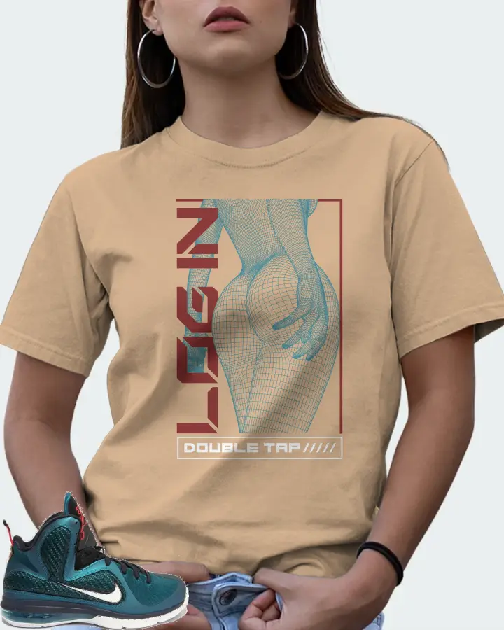 Nike LeBron 9 Sneaker Matching Cream T-Shirt (LOGIN) - View 7