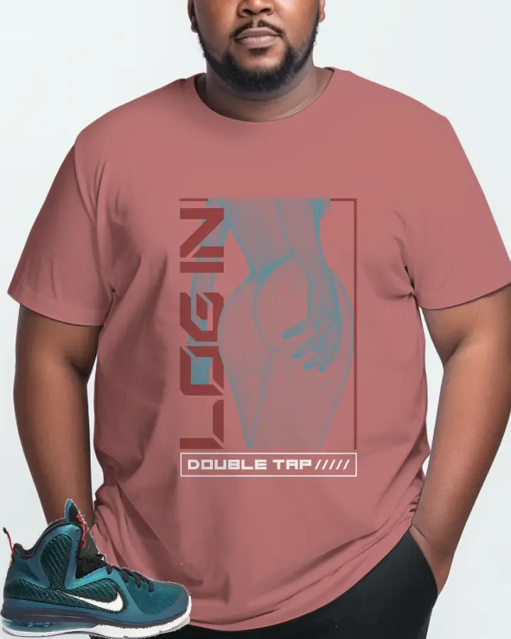 Nike LeBron 9 Sneaker Matching Mauve T-Shirt (LOGIN) - View 10