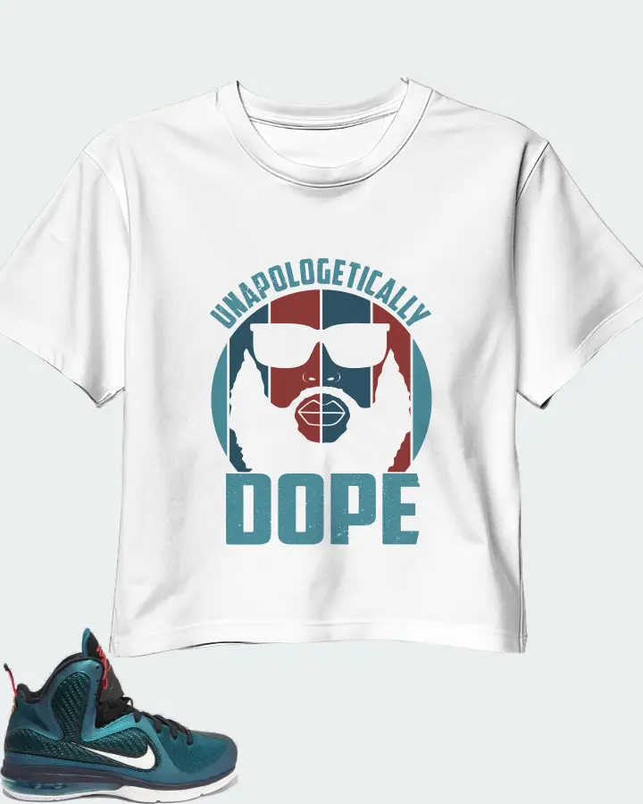 Nike LeBron 9 Sneaker Matching White Crop Top - UNAPOLOGETICALLY DOPE Man