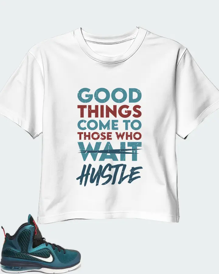 Nike LeBron 9 Sneaker Matching White Crop Top - Good Things Come