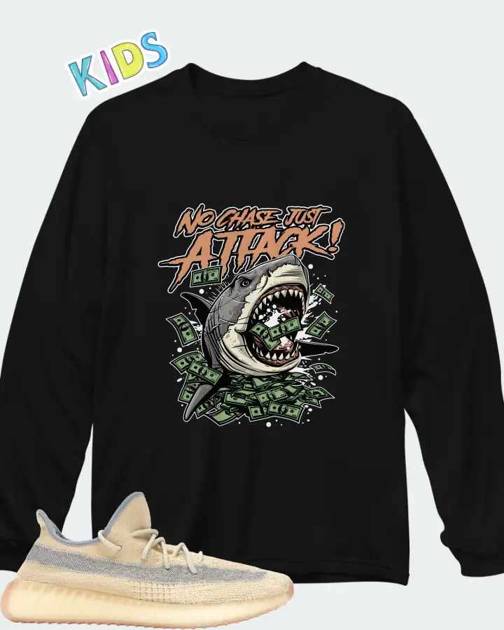 adidas Yeezy Boost 350 V2 Matching Kid's Long Sleeve T-Shirt