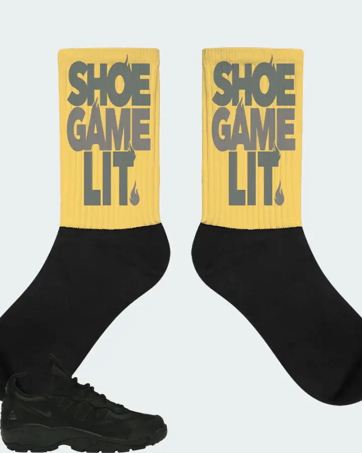 Nike ACG Air Mada Low Sneaker Matching Yellow Socks - Shoe Game Lit Classic
