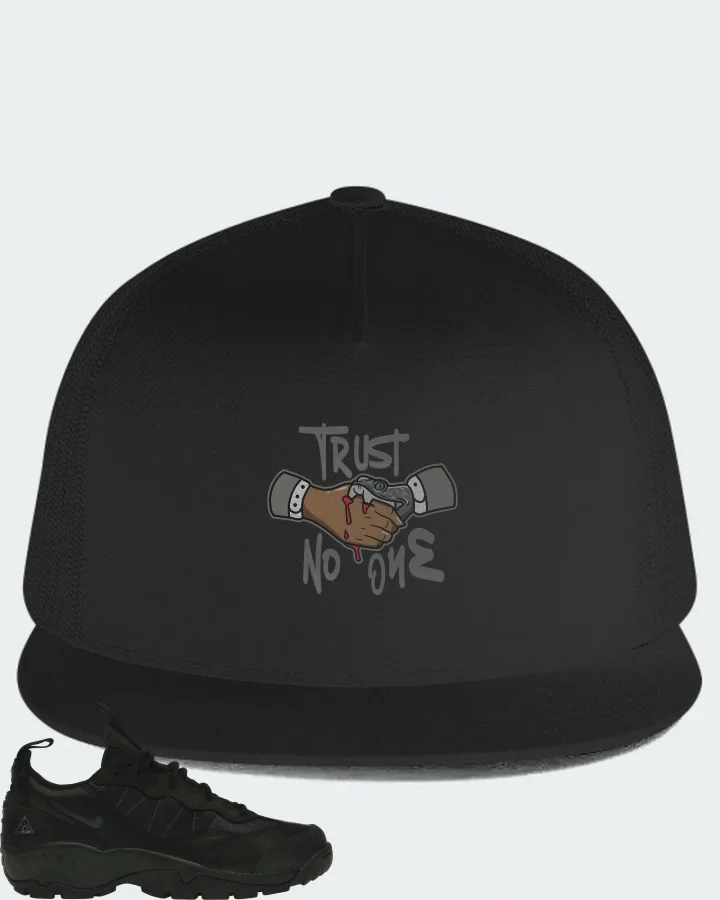 Nike ACG Air Mada Low Sneaker Matching Black Hat - Trust No One