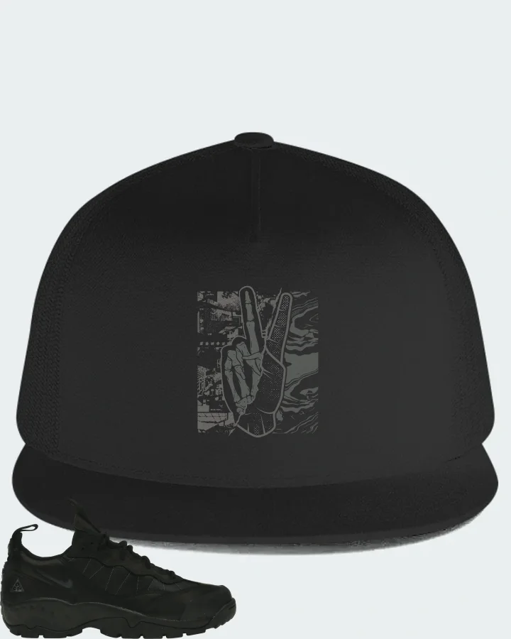 Nike ACG Air Mada Low Sneaker Matching Black Hat - Peace of mind